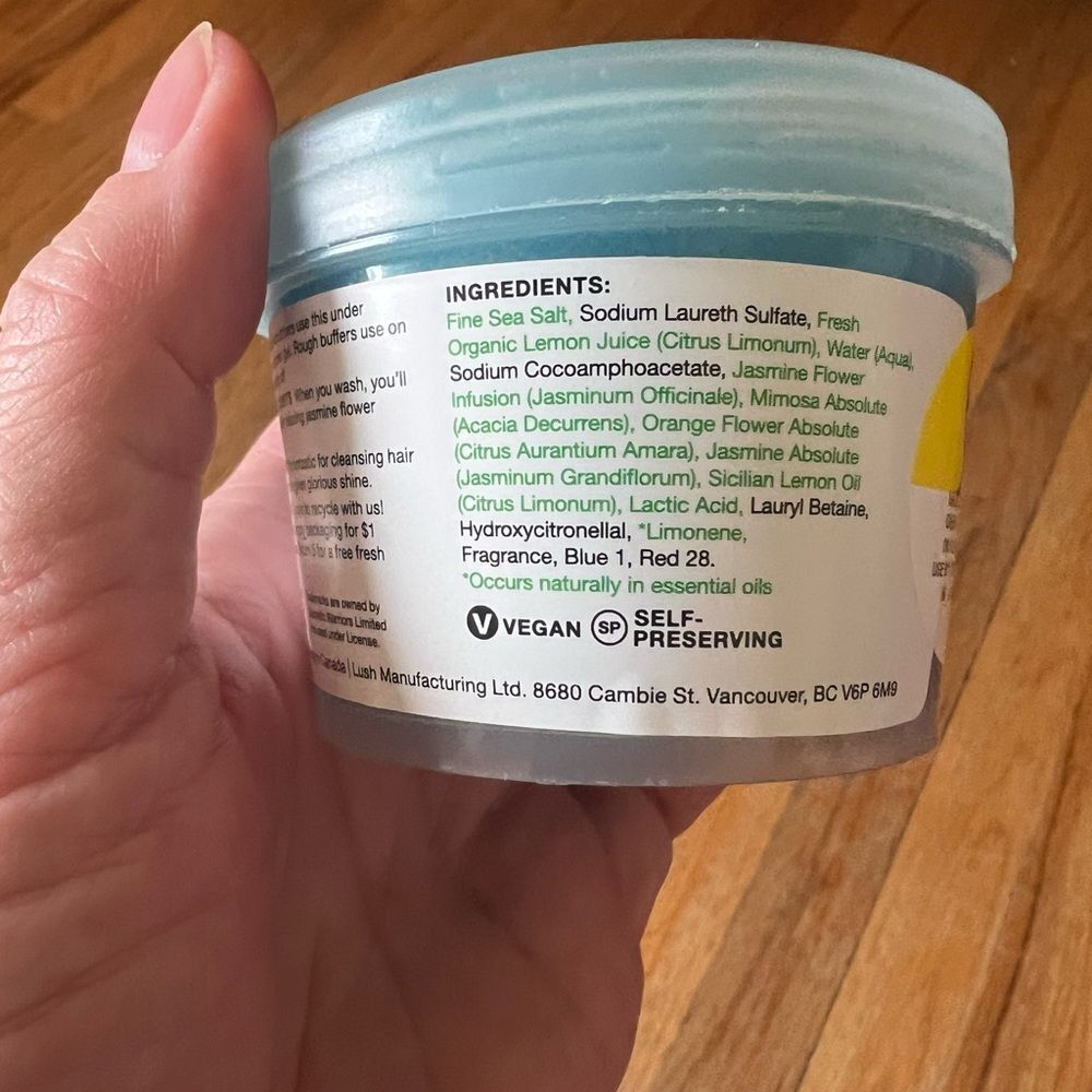 Lush RUB RUB RUB Body Salt Scrub 4.5 oz - Picture 5 of 8